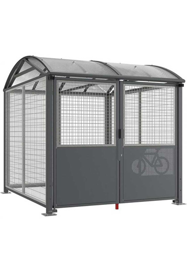 Cykelhus och cykelskjul Safe med grindar